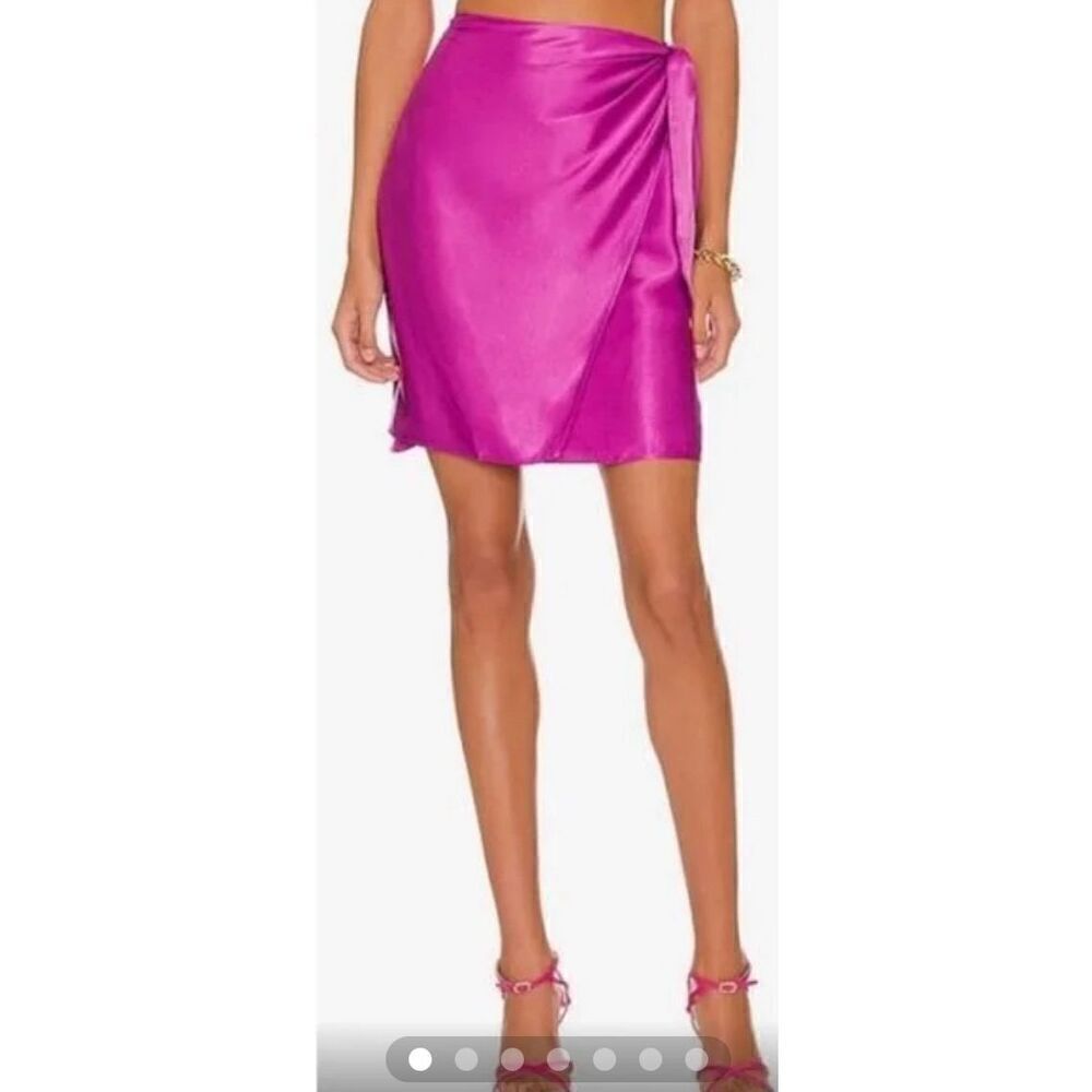 Mother of All Adrianna Mini Skirt in Purple NWT Size Large